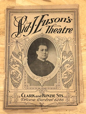 ANTIQUE BURLESQUE 1908 SID J EUSON'S THEATRE BLUE RIBBON GIRLS & THE RAW RECRUIT picture