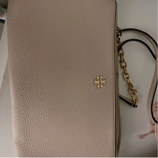 authentic tory burch crossbody pink picture