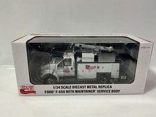 1:34 FIRST GEAR FORD F650 WITH MAINTAINER SERVICE BODY APPLE FARMS picture
