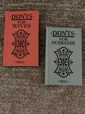 Don'ts For Husbands By Blanche Ebbutt 1913 & Don’ts For Wives picture