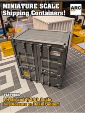 Miniature Shipping Container at 1/14th Scale for RC Construction picture