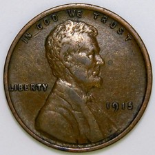 1915-D Lincoln Wheat Cent 1c Choice BU RB k750 picture