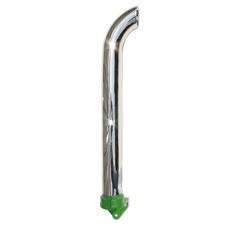 JDS578 Chrome Exhaust Stack with bend Fits John Deere picture