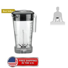 Commercial The Raptor Copolyester Container, 64-Ounce, Clear picture