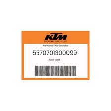 KTM Genuine Fuel Tank - 5570701300099 picture