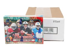 PYT #6351 - 6x 2026 Bowman Football Breakers Boxes (Full Case) picture
