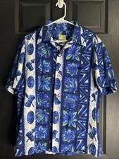 Vintage 60’s Ui-Maikai Hawaiian Shirt Mens Size Large Floral Tiki picture