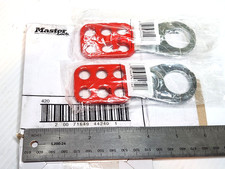 (2 Pack) MASTER LOCK 420 MULTI LOCK STEEL LOCKOUT HASP 1