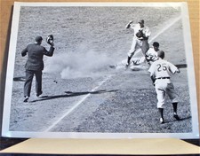 AP photo Sept 15 1944 Chicago Cubs vs St Louis Cardinals Garms/Hughes/Stan Hack picture