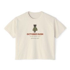 Women's Boxy October Dusk Comfort Colors T-Shirt picture