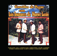 Los Invasores De Nuevo Leon CORRIDOS DE PEGUE New Sealed Black Vinyl Record LP picture