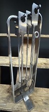 Jacques Charles Jean Paul Creation Fireplace Servant Stainless Steel Clamp Space Design picture