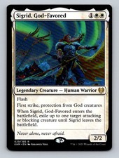 Sigrid, God-Favored 29 Rare Kaldheim Magic: The Gathering Near Mint picture