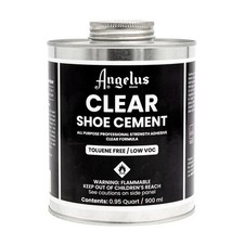 Angelus All-Purpose Clear Shoe Cement Quart 32 oz - Leather & Rubber Adhesive picture