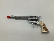 Vintage NICHOLS Stallion 45 Mark II Model Rare Faux Stag Scales Cap Gun Revolver picture
