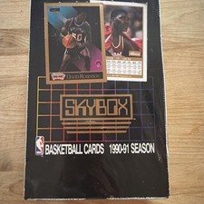 Skybox Series 1 90-91 NBA SEALED BOX 36 Packs 15 Per Pack Basketball MINT picture