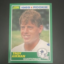 SCORE 1989 Score Troy Aikman Rookie #270 Dallas Cowboys NFL Football Base picture