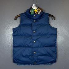 L. L. Bean medium 10-12 years young blue Bean's Down Field Downtek water NWT picture