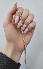 4CT Genuine Natural Diamond Tennis Bracelet For Exclusive Sale  14k Yellow Gold picture