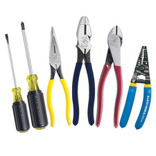  Klein Tools 94126 Apprentice Tool Set 6-Piece Electrician Pliers Screwdrivers picture