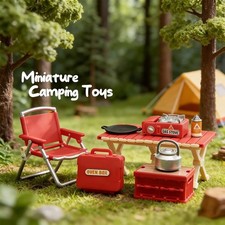Dollhouse Miniature Camping Set Tiny Accessories Food Props picture