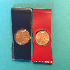 2018 P&D Lincoln Cents Unc in  US Mint Plastic   picture