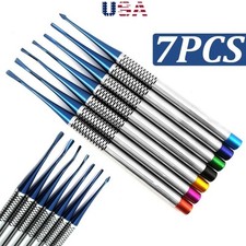 7Pcs Blue Titanium Alloy Dental Luxating Elevator Set for Implant & Extraction picture