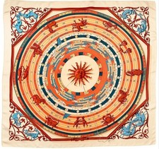 RARE VINTAGE HERMES Silk Scarf 