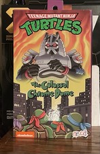 NECA Teenage Mutant Ninja Turtles Cartoon Chrome Dome Figure TMNT New picture