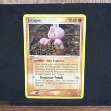 Tyrogue 33/115 Unseen Forces Rare ENG 2005 40 HP Yuka Morii Pokemon TCG picture