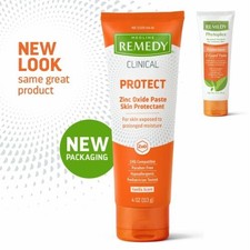 Medline Remedy Specialized Zinc Oxide Paste Skin Protectant w Menthol 4 oz picture