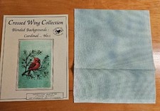 Crossed Wing Collection Cardinal No. 1 Blended Backgrounds + 16 Ct Custom Aida picture