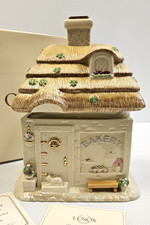 NEW BOXED 2004 Lenox The Irish Blessings Cookie Jar Canister COA Shamrock Bakery picture
