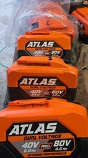 ATLAS 40V/80V Dual Voltage Lithium-Ion Battery 8Ah/4Ah 21700 Cells($149 EACH) picture