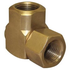Coxreels 1935 Swivel, 90 Deg., Brass, 3/8 In Fnpt Inlet picture
