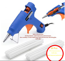 20W Hot Melt Glue Mini Household Heat Temperature Electric Repair Tool with 20P picture