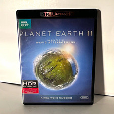 BBC Earth Planet Earth II 4K Ultra HD HDR David Attenborough Blu-ray Case picture