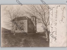 c1906 North Creek High School Johnsburg Warren County Adirondack Park RPPC Photo picture