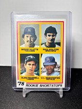 1978 Topps #707 1978 Rookie Shortstops Paul Molitor Alan Trammell HOF EX-NM picture