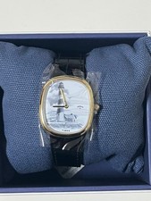 NOAH x TIMEX Collab Lighthouse Wrist Watch Gold Black Leather Official NEW picture