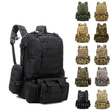 55L Nylon Super Large Military Tactical MOLLE Detachable Backpack For Outdoor picture