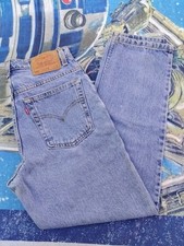 Vintage 1998 Levi’s 550 Relaxed Fit USA Denim Jeans 11 J. s Red Tab picture