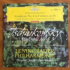 Tchaikovsky Symphony No. 4 in F Minor Leningrader SLPM 138 657 DGG Release 1/63 picture