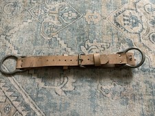 Vtg Klein Tools Lineman’s Climbing Sizing Belt Leather 1980 picture