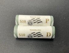 2010 P&D Yosemite (CA) ATB Quarters BU Mint Rolls picture