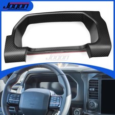 For Ford F-150 Raptor 2024+ Matte Carbon Instrument Cluster Trim Dashboard Bezel picture