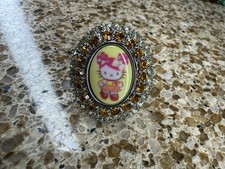 Tarina Tarantino Hello Kitty Ring Rare Authentic Gorgeous Stones picture