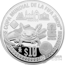 FIFA WORLD CUP Axolot Coin Peso Mexico 2026 picture