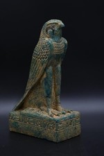 Rare Pharaonic Statue of God Horus : Authentic Ancient Egyptian Artifact 235 BC picture