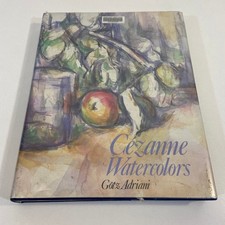 Cezanne Watercolors Adriani First Edition VTG 1983 Ex-Library HCDJ Abrams Books picture
